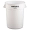 Rubbermaid Commercial 32 gal. Round Trash Can FG263200WHT - alternate 1